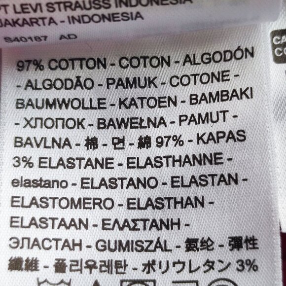 Levi's 414 classic straight jeans women's size 16W magenta - Picture 8 of 15